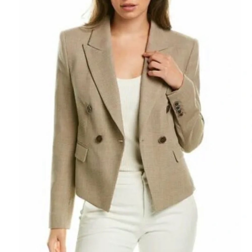 Hugo Boss Jocala Double-Breasted Button Blazer